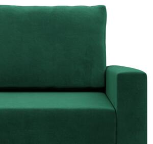 Rohová rozkládací sedačka BLANK Elegant lahvově zelená