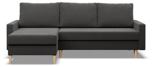 Rohová rozkládací sedačka BLANK Comfort šedá