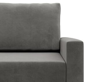 Rohová rozkládací sedačka BLANK Elegant světle šedá