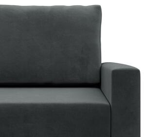 Sedací souprava BLANK Elegant ve tvaru U tmavě šedá