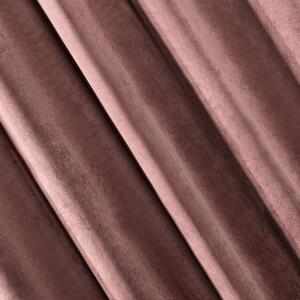 Dekorační velvet závěs VERMONT růžová 140x250 cm (cena za 1 kus) MyBestHome