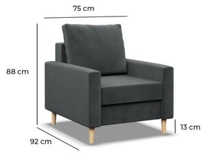 Křeslo BLANK Comfort černé