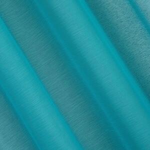 Dekorační záclona EMMA tyrkysová s kroužky 140x250 cm (cena za 1 kus) MyBestHome
