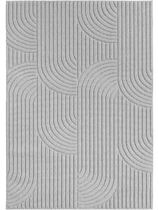 Ayyildiz, Kusový koberec Helix 2201 silver, 120x170, šedá, chodba / předsíň