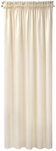Dekorační velvet závěs s řasící páskou PIERRE CARDIN krémová 140x270 cm (cena za 1 kus) MyBestHome