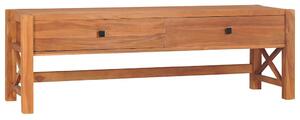 TV stolek 140 x 40 x 45 cm teakové dřevo 325267