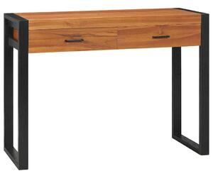 Psací stůl se 2 zásuvkami 100 x 40 x 75 cm teakové dřevo 325268