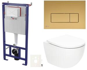 Závěsný WC set do lehkých stěn / předstěnová SAT Fusion SIKOSSTORFUGM