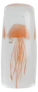 Skleněné těžítko (výška 13 cm) Jellyfish – Light & Living