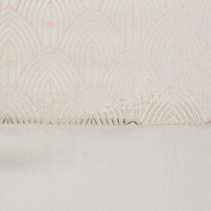 Dekorační vzorovaný velvet závěs AGNETTA krémová 140x250 cm (cena za 1 kus) MyBestHome