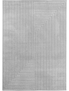 Ayyildiz, Kusový koberec Nova 1202 silver - na ven i na doma, 80x150, šedá, chodba / předsíň