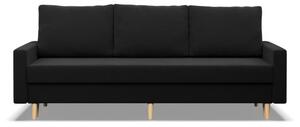 Třímístná rozkládací sedačka BLANK Comfort černá