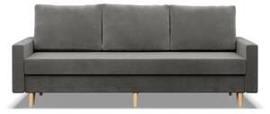 Třímístná rozkládací sedačka BLANK Elegant světle šedá