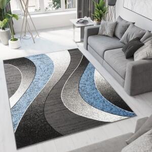 Makro Abra Moderní kusový koberec CHEAP K857G modrý šedý Rozměr: 120x170 cm