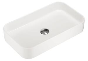 Kronenbach Cube umyvadlo 60.5x35 cm obdélníkový na pult bílá KB144630CU