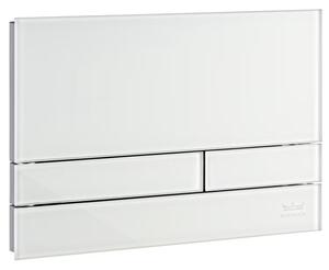 Kronenbach Plantec 2.0 splachovací tlačítko pro WC matný chrom-bílá KB1126031904