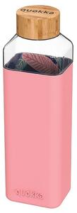 Skleněná láhev na vodu Quokka Storm forest, 700 ml