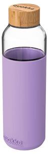 Skleněná láhev na vodu Quokka Flow lilac, 660 ml