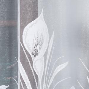 Dekorační vzorovaná záclona KANTANA LONG bílá 200x250 cm (cena za 1 kus dlouhé záclony) MyBestHome