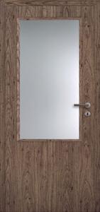 Doornite Interiérové dveře 2/3 sklo, 90 L, 946 × 1983 mm, fólie, levé, dub Siena, prosklené