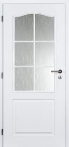 Doornite Socrates Interiérové dveře 80 L, 846 × 1983 mm, lakované, levé, bílé, prosklené