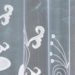 Dekorační oblouková krátká záclona na žabky TEODORA 120 bílá 300x120 cm MyBestHome
