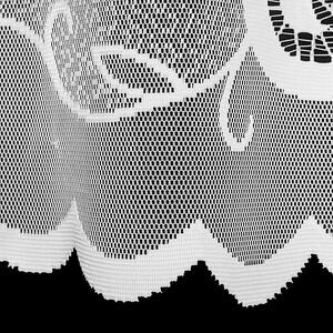Dekorační oblouková krátká záclona na žabky EWELINA 160 bílá 300x160 cm MyBestHome