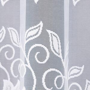 Dekorační oblouková krátká záclona na žabky BASTIA bílá 320x140 cm MyBestHome