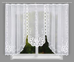 Dekorační oblouková krátká záclona EWELINA 140 bílá 300x140 cm MyBestHome
