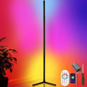 Tectake LED stojací lampa Spectra, 16 milionů barev, 200+ světelných režimů - za kus