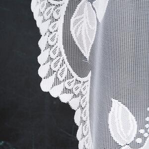 Dekorační oblouková krátká záclona na žabky BEGONIA 160 bílá 300x160 cm MyBestHome