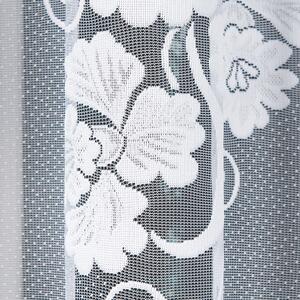 Dekorační oblouková krátká záclona FUKSJA bílá 320x160 cm MyBestHome