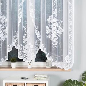 Dekorační oblouková krátká záclona FUKSJA bílá 320x160 cm MyBestHome