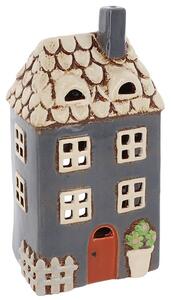 Keramický svícen Domek 22 cm