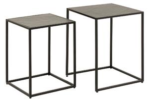 2SET konferenční stolek MONTAIN SOUL 45/40 CM černá kamenná dýha Nábytek | Obývací pokoj | Konferenční stolky | Všechny konferenční stolky