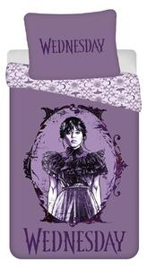 Jerry Fabrics Bavlněné povlečení 140x200 + 70x90 cm - Wednesday "Purple"