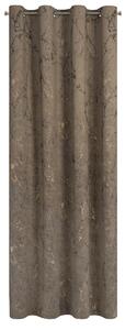 Dekorační velvet závěs MAICO hnědá 140x250 cm (cena za 1 kus) MyBestHome