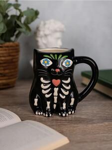 Sinsay - Hrnek s halloweenským motivem - černá