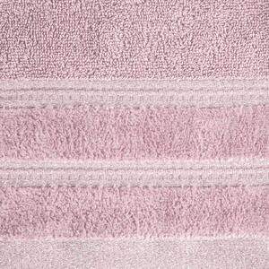 Bavlněný froté ručník s proužky GLORIA 50x90 cm, lila, 500 gr Mybesthome