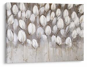 Obraz - Strukturované tulipány (70x50 cm)