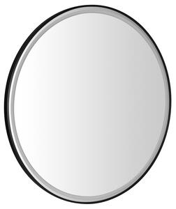 Sapho Sapho, KADRIS kulaté zrcadlo s LED osvětlením, ø 100cm, černá mat, KD100