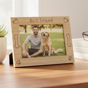 Dřevěný fotorámeček "Best Friend", 10 x 15 cm
