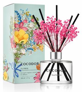 Aroma difuzér Cocodor Rose Perfume s vůní růží 200 ml