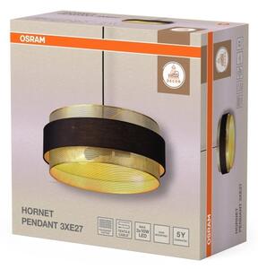 Osram - Lustr na lanku DECOR HORNET 3xE27/10W/230V pr. 50 cm černá/zlatá