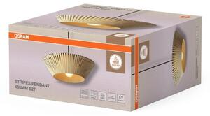 Osram - Lustr na lanku DECOR STRIPES 1xE27/10W/230V pr. 40,5 cm béžová