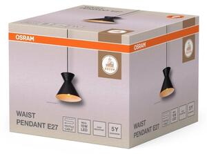 Osram - Lustr na lanku DECOR WAIST 1xE27/40W/230V černá