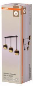 Osram - Lustr na lanku DECOR HORNET 3xE27/10W/230V černá/zlatá