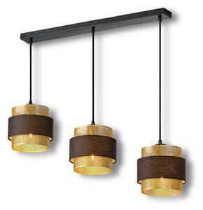 Osram - Lustr na lanku DECOR HORNET 3xE27/10W/230V černá/zlatá