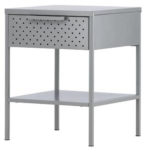 Noční stolek Sacramento, světle šedý, 52x40