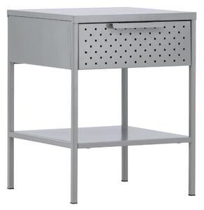 Noční stolek Sacramento, světle šedý, 52x40
